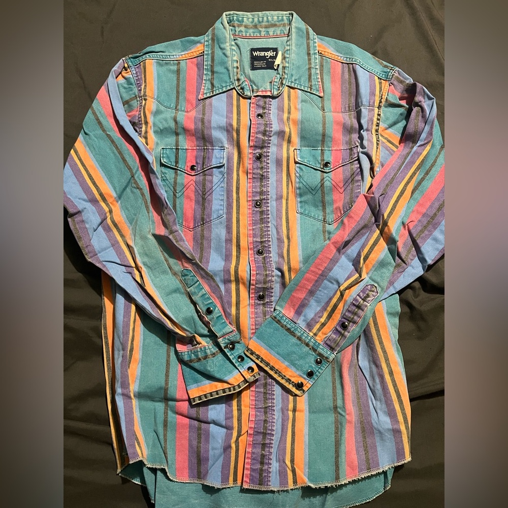 Men’s wrangler vintage Brushpopper shirt